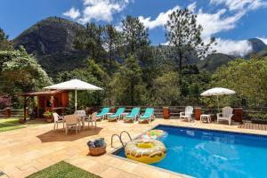 Üldine mäevaade või majutusasutusest Casa em Araras: Piscina, sauna e serviço incluído! pildistatud vaade