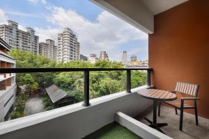 Svalir eða verönd á Four Points by Sheraton Yilan Jiaoxi