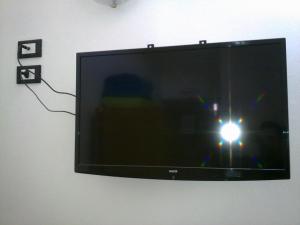 TV a/nebo společenská místnost v ubytování B&B Express