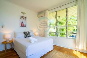 Nightcliff Nest - Stylish 2BR Apt Near Foreshore客房内的一张或多张床位