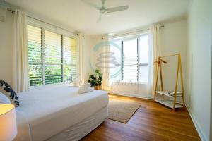 Nightcliff Nest - Stylish 2BR Apt Near Foreshore客房内的一张或多张床位