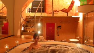 Ванная комната в I Tre Merli Locanda