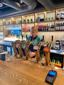 Nápoje v ubytování Bardufoss Hotell