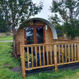 A garden outside BaseGlamp