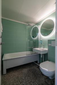Koupelna v ubytování Bardufoss Hotell