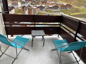 Balkón alebo terasa v ubytovaní Appartement 6 personnes avec Parking Couvert - 1 chambre - 4 lits - Netflix & wifi haut débit