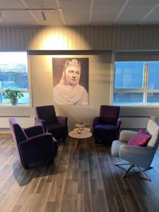 Posezení v ubytování Bardufoss Hotell