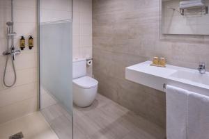 Koupelna v ubytování Hotel Rovira
