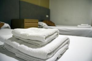 Posteľ alebo postele v izbe v ubytovaní Hostal Valdepeñas by Bossh! Hotels