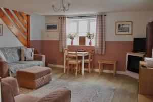 Χώρος καθιστικού στο Scenic Couples Getaway in the Brecon Beacons