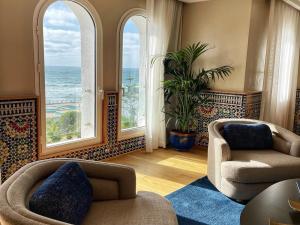 Posezení v ubytování Hôtel Club Val d'Anfa Casablanca Ocean view