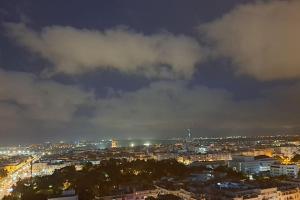 Uma vista geral de Rabat ou a vista da cidade a partir do apartamento