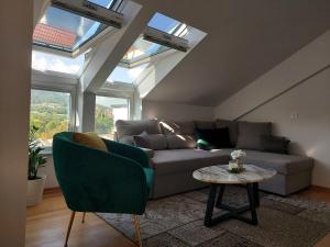 Posezení v ubytování Iris apartman