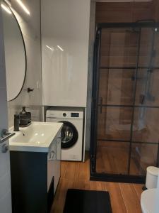 Koupelna v ubytování Iris apartman
