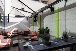Uma área de estar em Barceló Hamburg