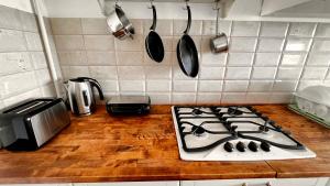 Køkken eller tekøkken på DAS Penthouse Otopeni Airport + 6 billeder