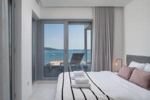 Posteľ alebo postele v izbe v ubytovaní Suncana Villa Sukosan