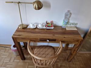 Příslušenství pro přípravu čaje a kávy v ubytování Residenza La Veranda a Rialto