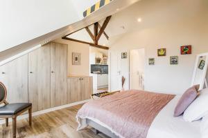 Posteľ alebo postele v izbe v ubytovaní Résidence LA VAGUE- Appartements Grand Confort -Vue mer - 2 à 6 personnes
