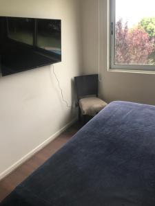 Postel nebo postele na pokoji v ubytování Apartamento Full