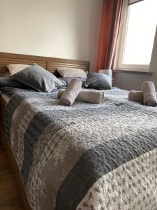 Postel nebo postele na pokoji v ubytování Sudety Canna House