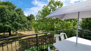 Μπαλκόνι ή βεράντα στο LovelyloireHome- Cœur des châteaux -Classé 4 étoiles