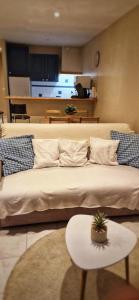 Grand studio 3 personnes idéalement placé的厨房或小厨房