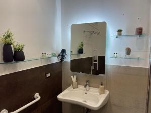 Koupelna v ubytování B&B La Villa Cittanova