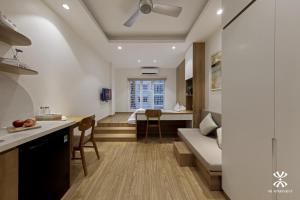 Khu vực ghế ngồi tại NB APARTMENT-LINH LANG