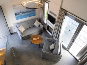 Setusvæði á Sea breeze suites Mistral 4 per with private pool