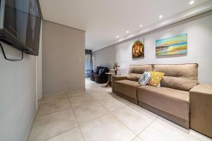 Χώρος καθιστικού στο 272 - Apartamento com 02 dormitórios a 200m da Praia de Canto Grande