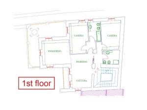 Plán poschodí v ubytovaní Apartment La Silente by Interhome