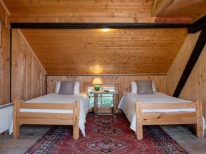 Letto o letti in una camera di Chalet Dufaux by Interhome