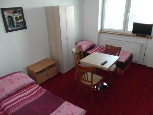 TV a/nebo společenská místnost v ubytování Penzion Apartmány Zlín