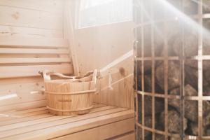 Koupelna v ubytování Idyllisches Tiny House mit Sauna