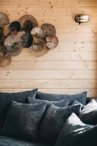 Posezení v ubytování Idyllisches Tiny House mit Sauna