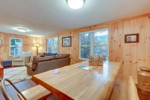 A seating area at Waterfront Newbury Retreat with Grill and Dock!