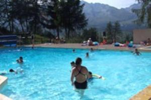 Bazén v ubytování CHALET LUXE, 8-10 Pers, Parking, Sauna, Wifi, Netflix, Recommandé par locataires nebo v jeho okolí
