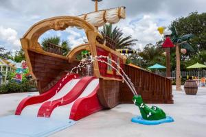 a water slide at a playground at a theme park at Townhouse in Champions Gate in Davenport