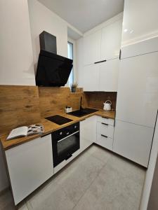 Kuchnia lub aneks kuchenny w obiekcie Ottimo Apartamenty Jagiellońska