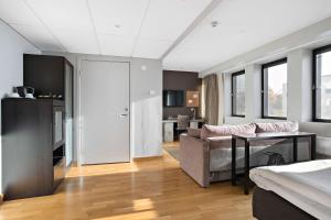 Kuchyň nebo kuchyňský kout v ubytování Aiden by Best Western Stockholm Solna