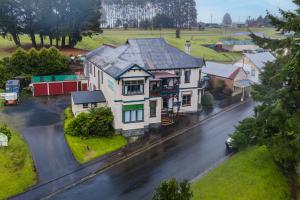 an aerial view of a house on a street at Bischoff Hotel in Waratah