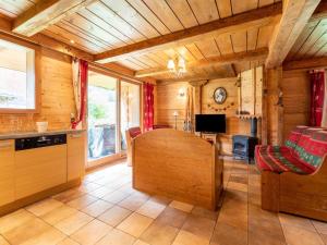 Лоби или рецепция в Lake view chalet in Tignes close to ski area