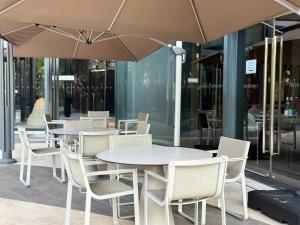 Restoran või mõni muu söögikoht majutusasutuses Hong Kong Ocean Park Marriott Hotel
