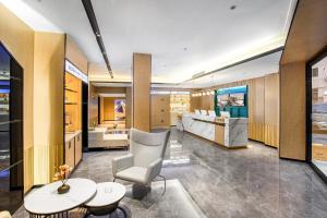 Cucina o angolo cottura di Guangzhou Yilin Hotel - Xiaogang metro Store