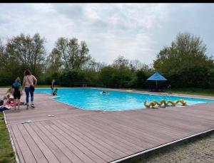Bazén v ubytování Chalet Makkum V10 nebo v jeho okolí