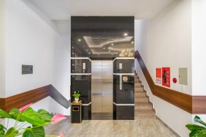 Dapur atau dapur kecil di Minh Chien Hotel