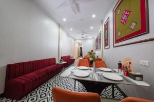 Posezení v ubytování Hanoi Liliane Hotel and Travel