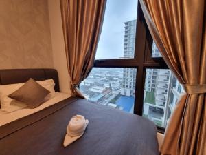 Postel nebo postele na pokoji v ubytování Sunway Paradise Home Staycation PH2120 SELF CHECK IN OUT