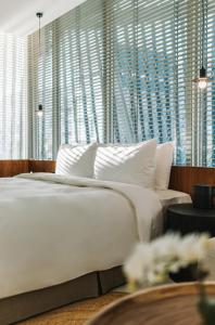 Katil atau katil-katil dalam bilik di 了了礁溪 Vivir Jiaoxi Hotel